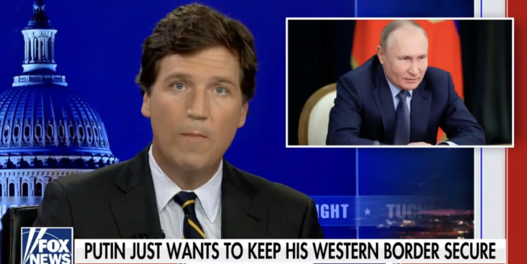 Tucker Carlson Defending Putin on Fox News