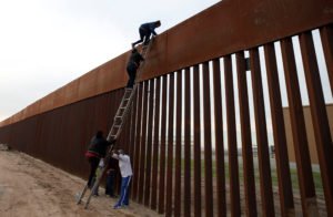 Trump's Border Wall Easily Climbed Over