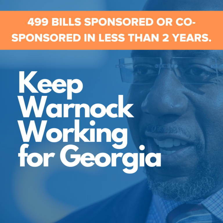 Raphael Warnock is Working for Georgia