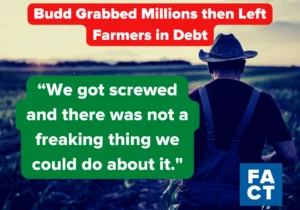 Budd Ripped Off Farmers