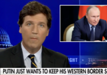 Fox News에서 푸틴을 옹호하는 Tucker Carlson