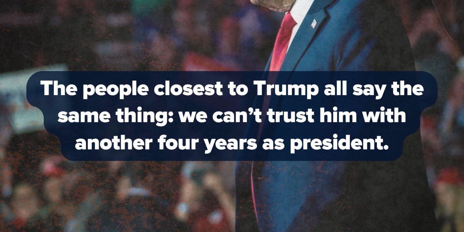 do not trust donald trump